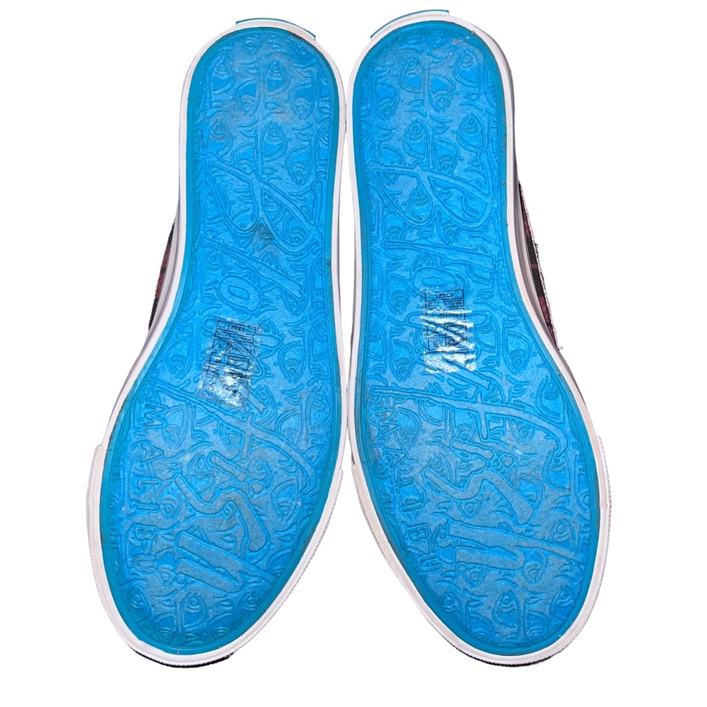 💥6 HR Temp Price Drop💥 Blowfish Malibu Red Grand Canyon Plaid Slip On Sneakers - Picture 16 of 16